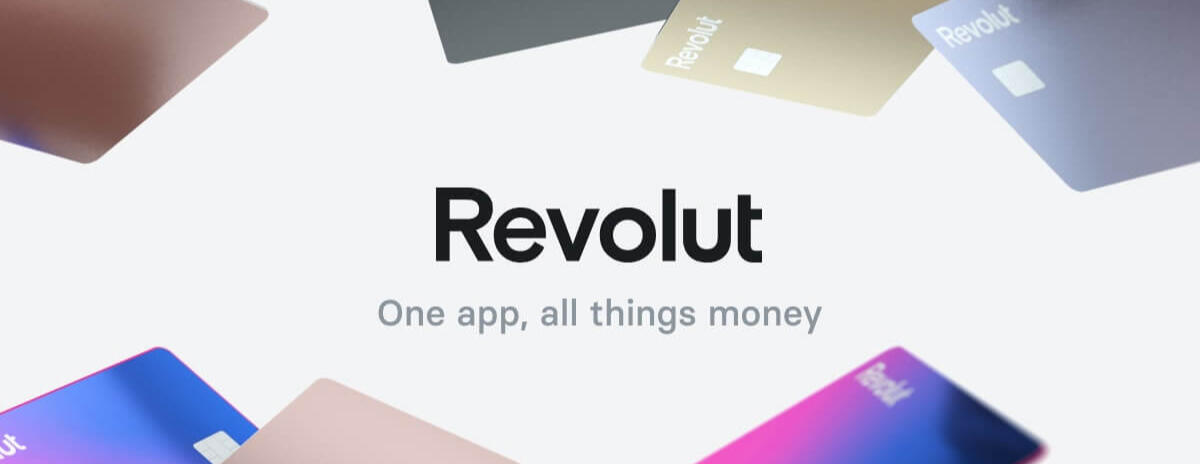 Revolut logo showcasing the welcome bonus offer of $40 for new users in 2024 through referral program